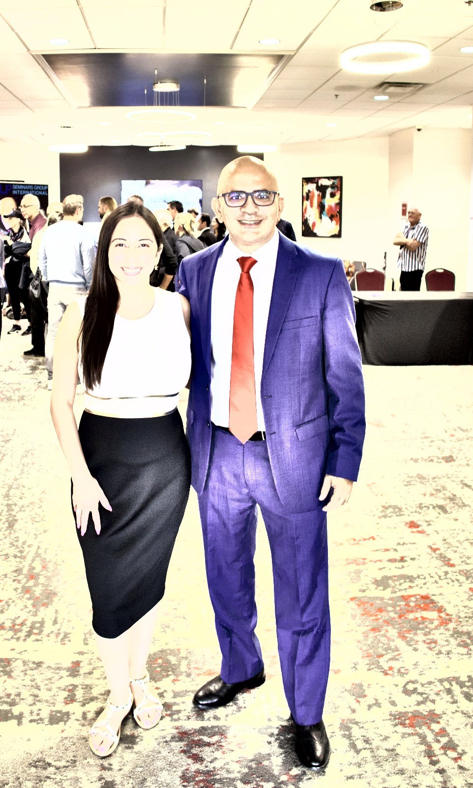 Sandra with Dr. Maruti Sharma